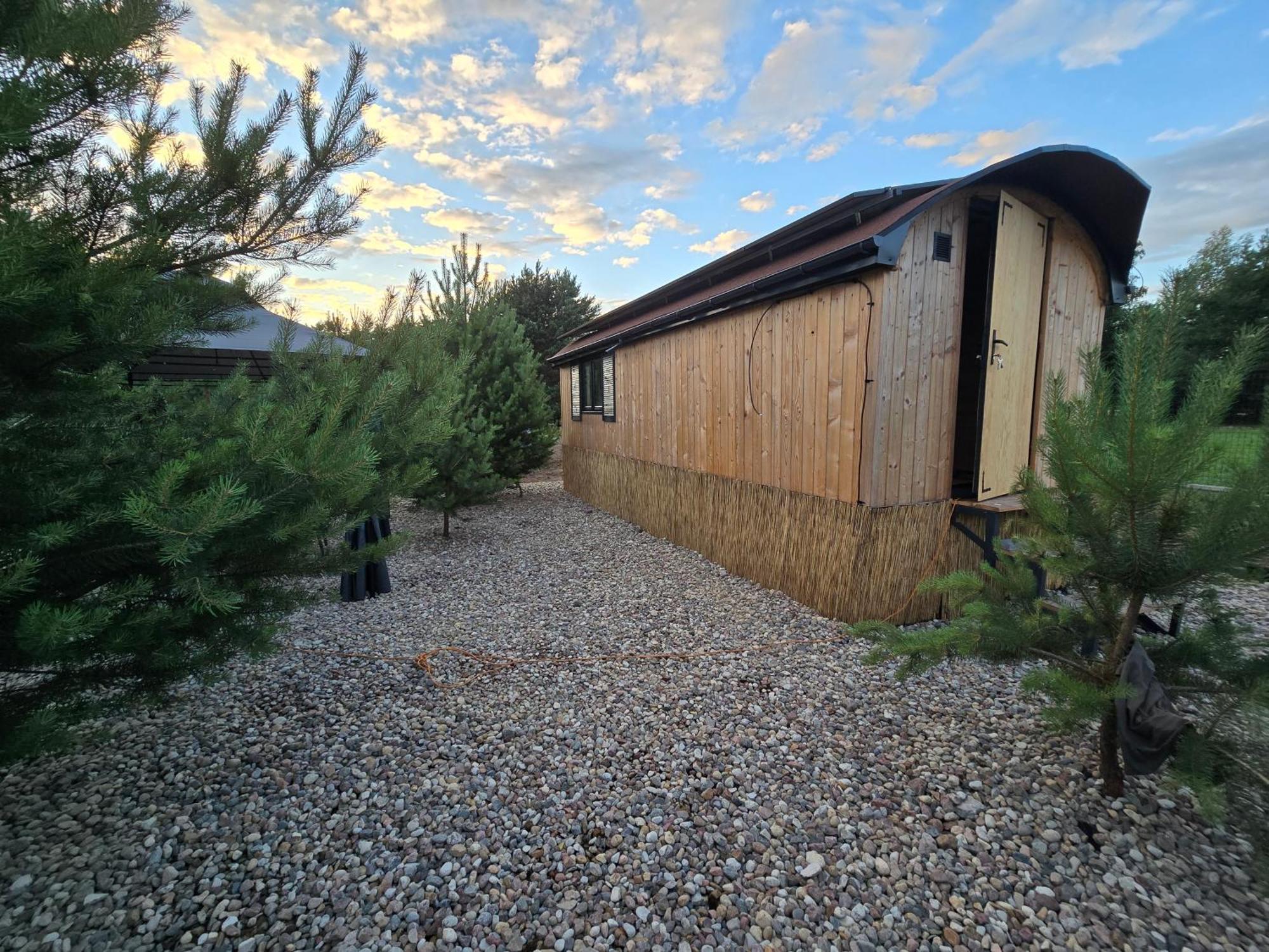 Oaza Swiety Spokoj - Domek Z Balia I Jacuzzi Rzasnik Exterior foto